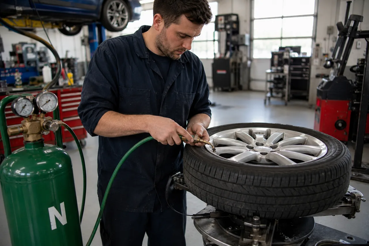 Nitrogen Tire Inflation at Big O Tires North Vancouver