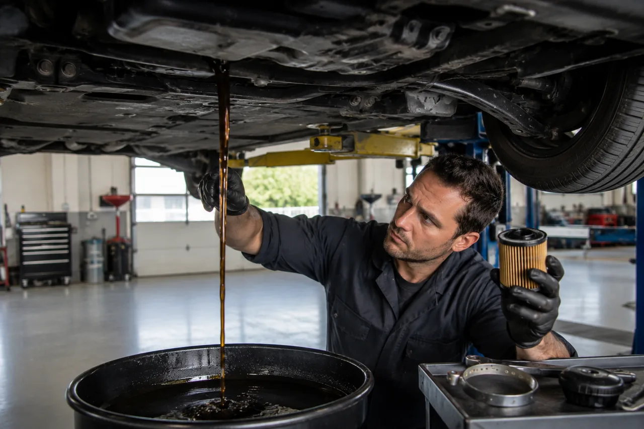 Lube, oil and filter service at Big O Tires North Vancouver